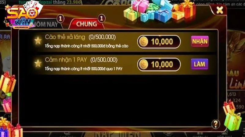 liên hệ saowin thông tin khuyến mãi